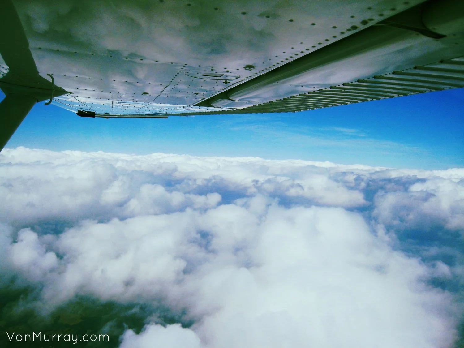 Above the clouds